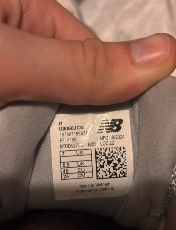New Balance 9060 concrete grey taille 40 2