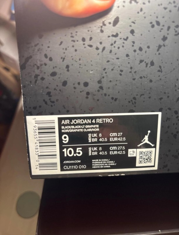 Jordan 4 black cat (2020) taille 42,5 2