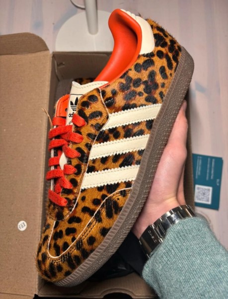 adidas samba og leopard preloved red taille 40