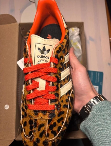 adidas samba og leopard preloved red taille 38
