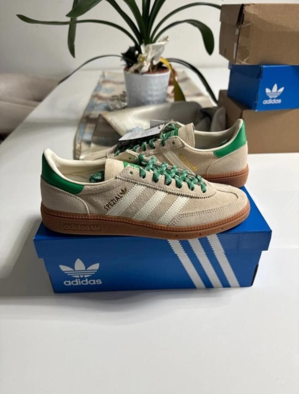 adidas handball spezial white cream green taille 38