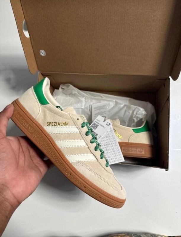 adidas handball spezial white cream green taille 38 2