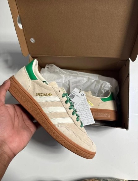 adidas handball spezial white cream green taille 38
