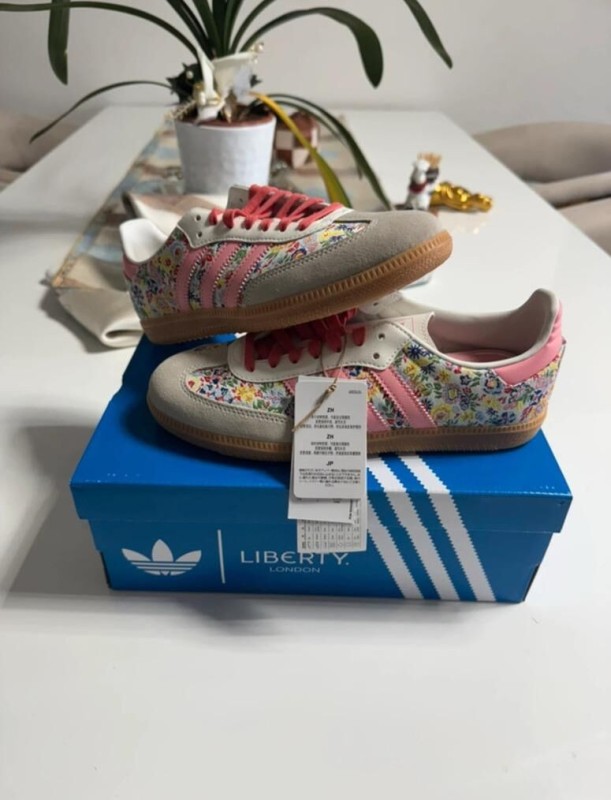 adidas samba og pink floral by liberty london taille 37