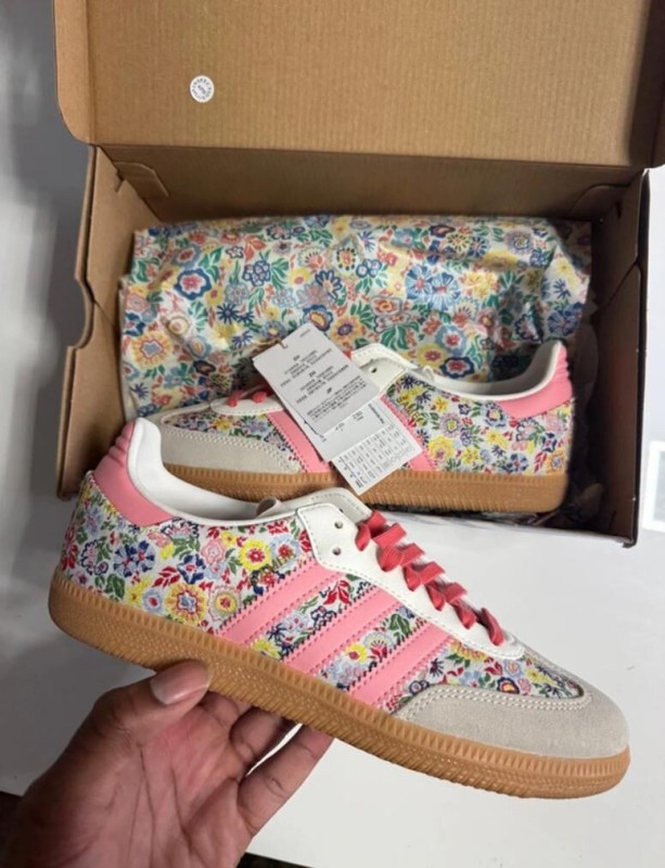 adidas samba og pink floral by liberty london taille 37 2