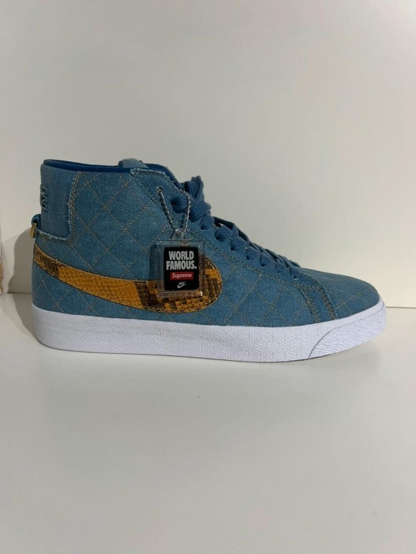Nike SB Blazer Mid Supreme Denim 2
