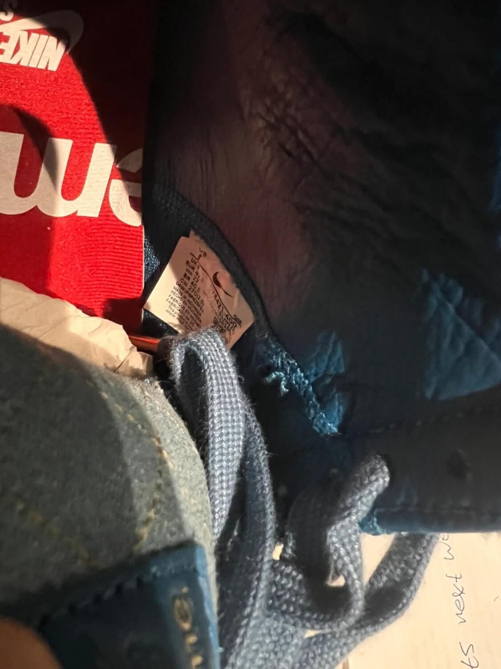 Nike SB Blazer Mid Supreme Denim