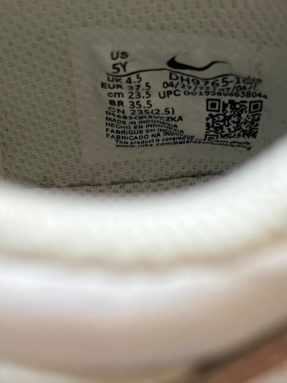 Nike Dunk low White Pink (GS)