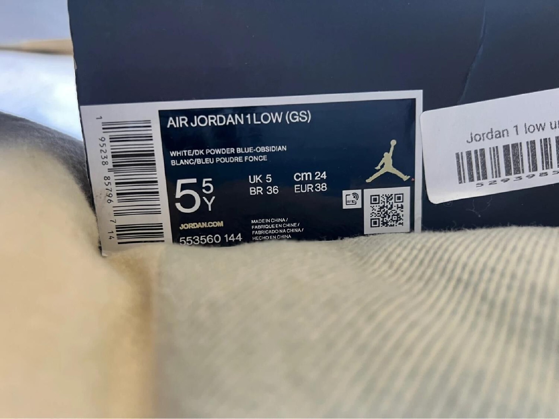Nike Air Jordan 1 low UNC (GS)