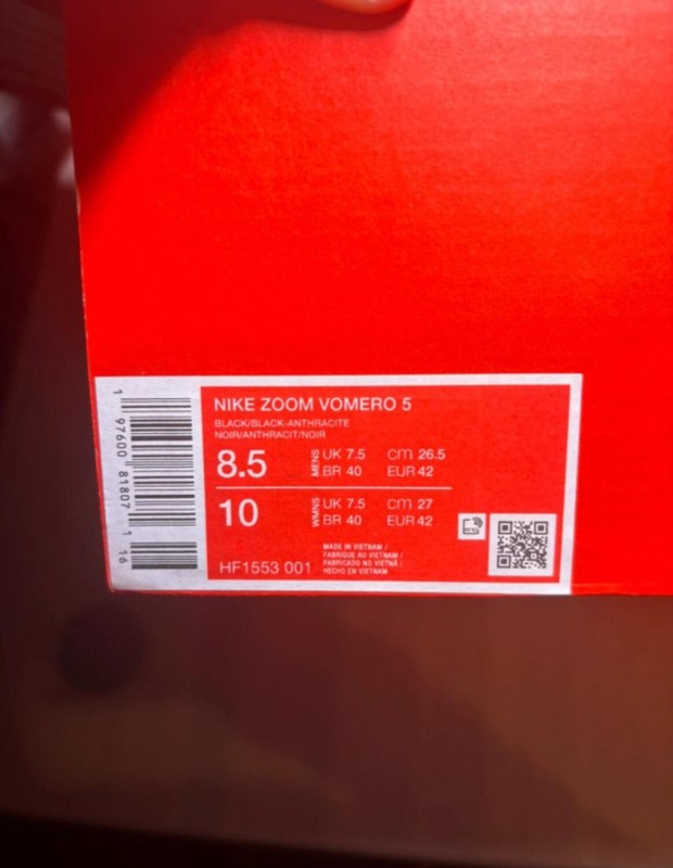 Nike vomero 5 black anthracite taille 42 2