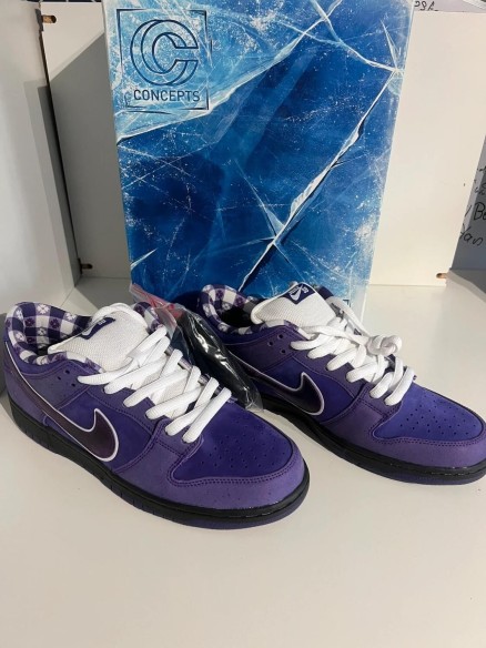 Nike SB Dunk low X Conceps Purple Lobster (special box)