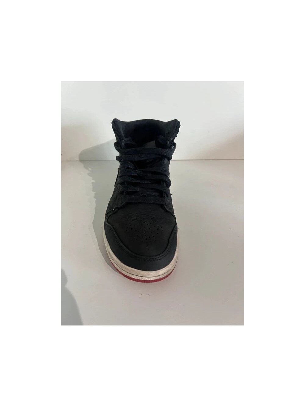 Nike Air Jordan 1 Mid Noveau Black Red