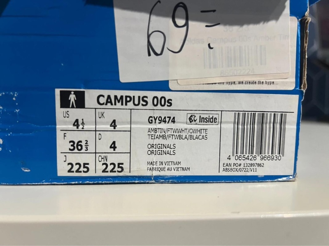 Adidas Campus 00S Amber Tint 2