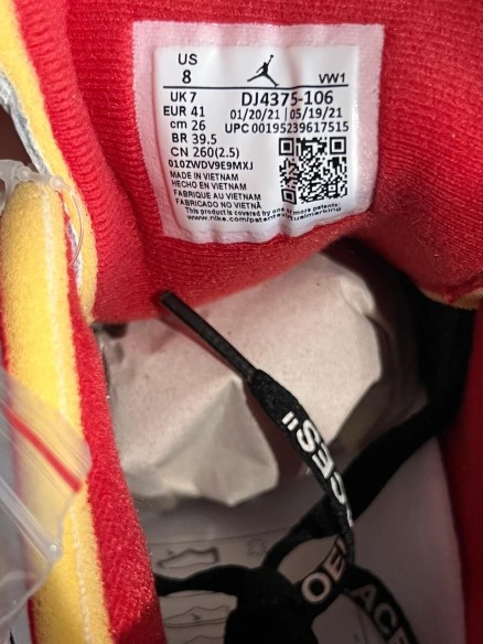 Nike Air Jordan 2 X Off-White White Red