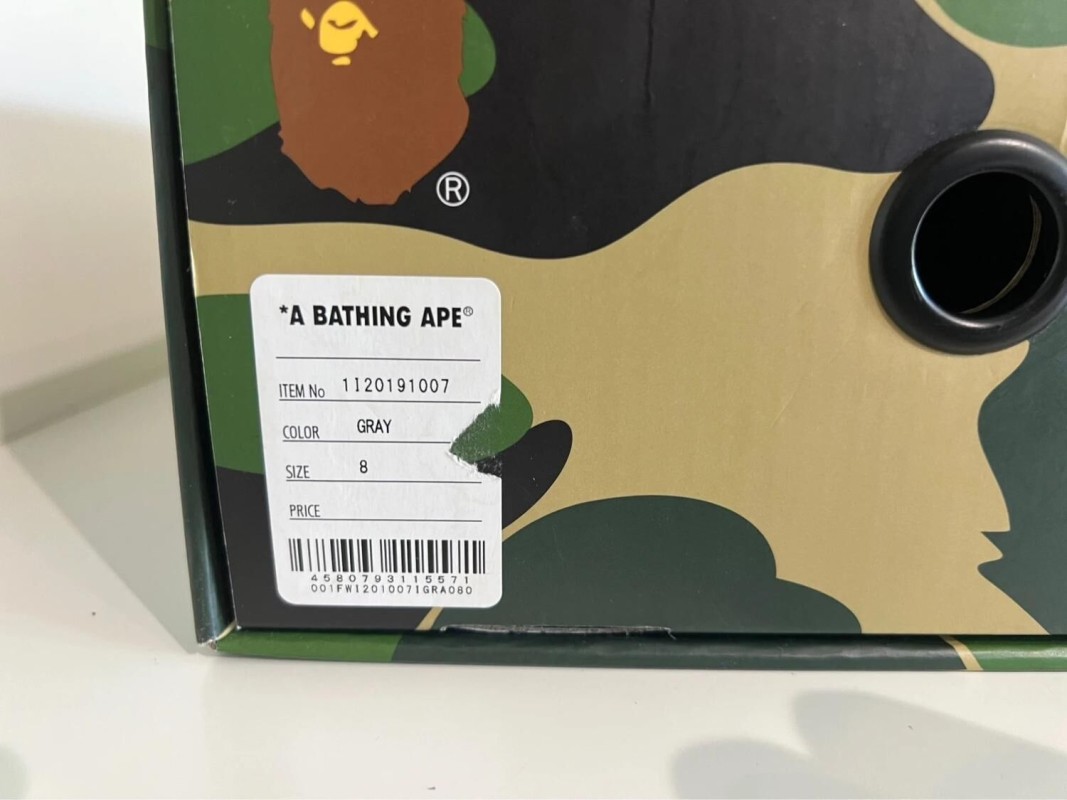 A Bathing Ape Bape Sta Camo Grey 2
