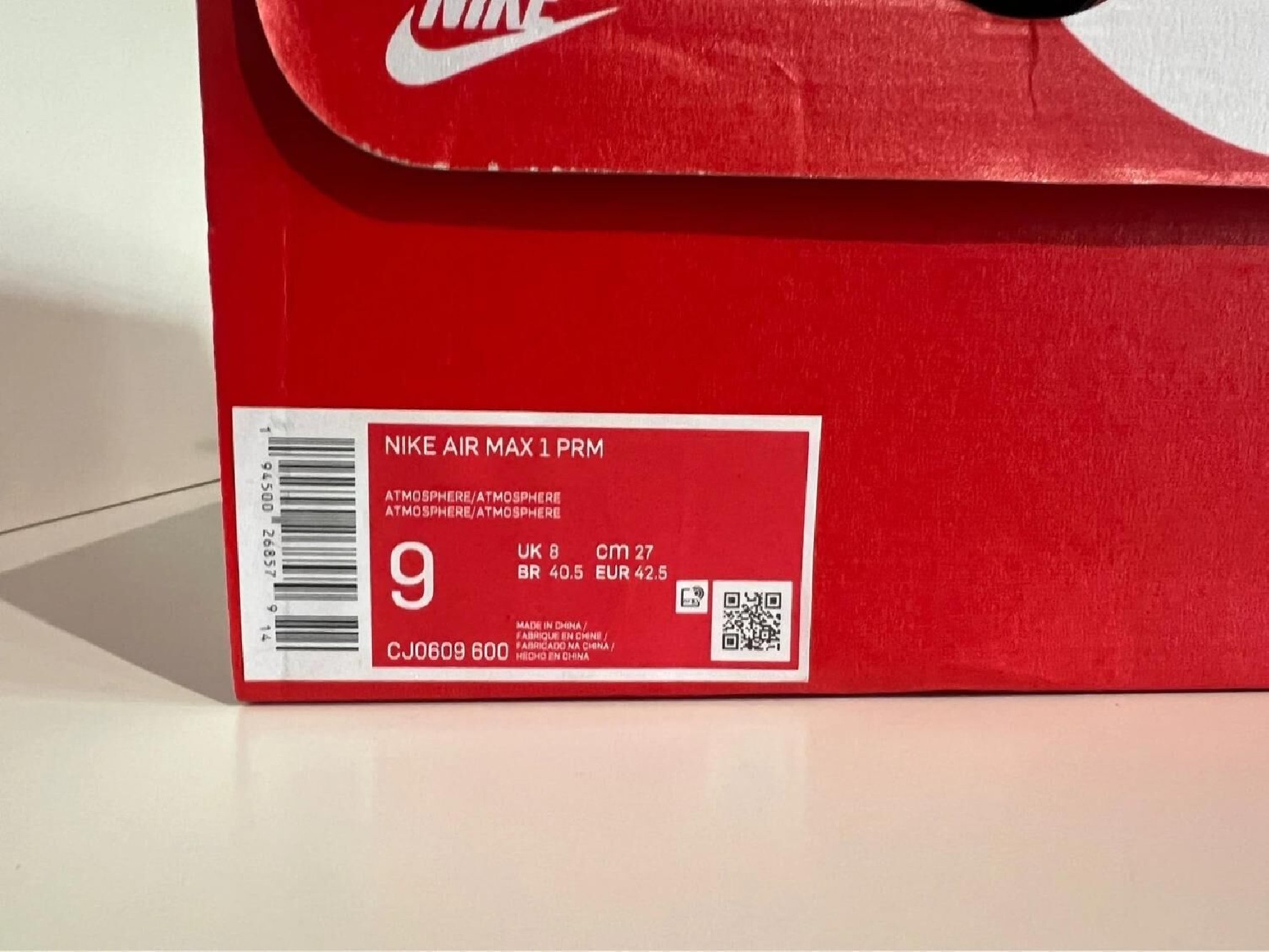 Nike air Max 1 Strawberry Lemonade