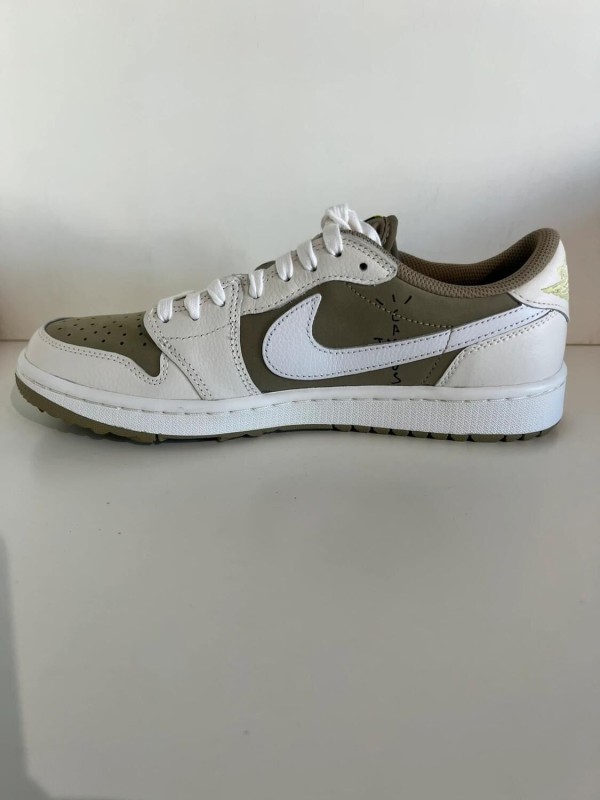 Nike Air Jordan 1 low Golf Travis Scott Neutral Olive 2