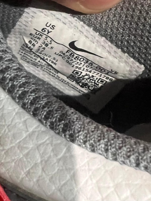 Nike dunk low Next Nature Smoke Grey Ligt Crimson (GS) 2