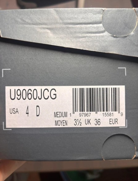 New Balance 9060 concrete grey taille 36