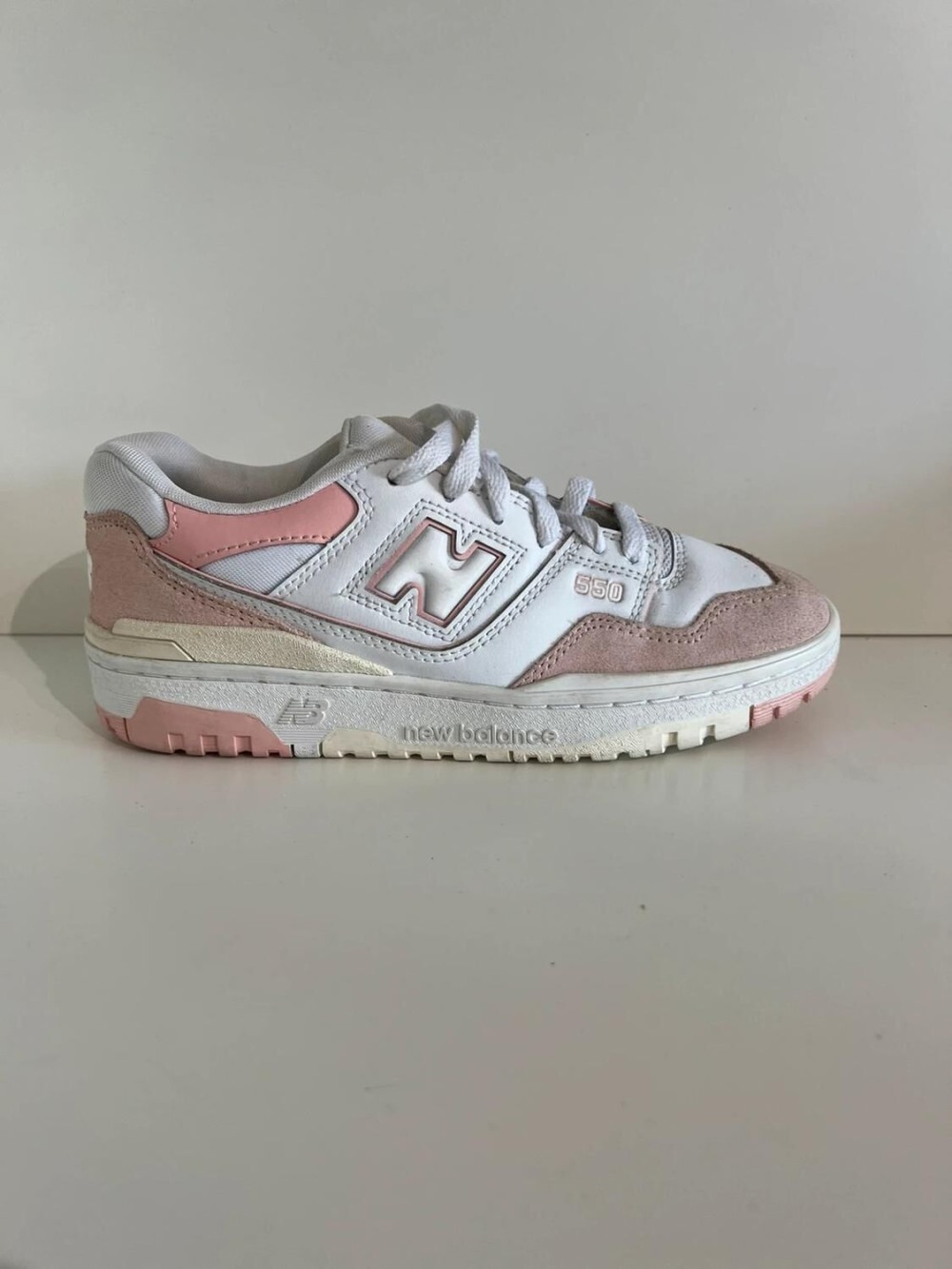 New Balance 550 Wit Roze