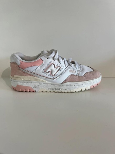 New Balance 550 Wit Roze
