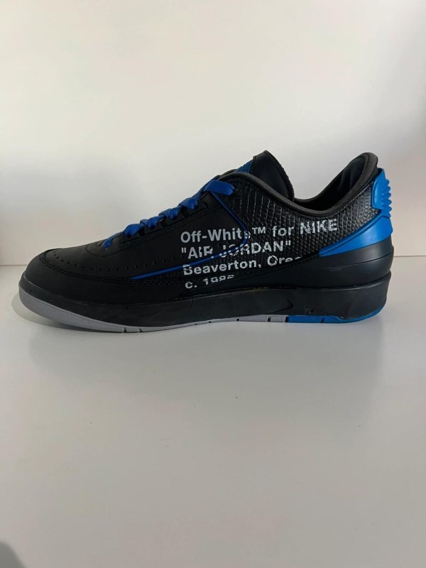 Nike Air Jordan 2 X Off-White Black Blue 2