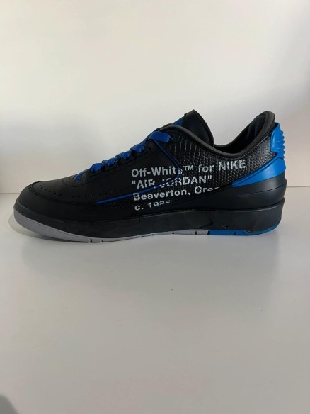 Nike Air Jordan 2 X Off-White Black Blue
