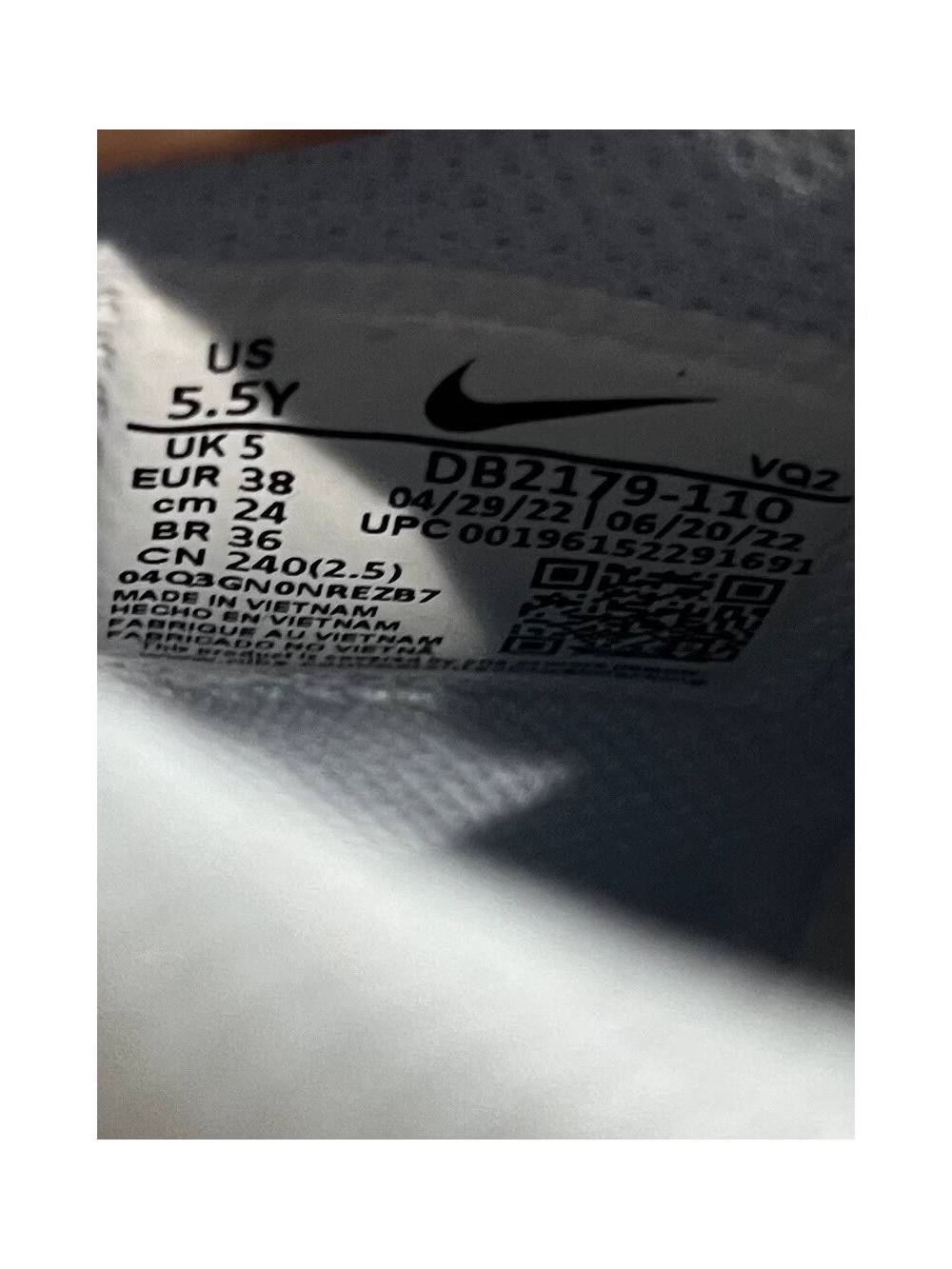 Nike Dunk high Aluminum (GS)