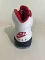 Nike Air Jordan 5 Silver Tongue Fire Red