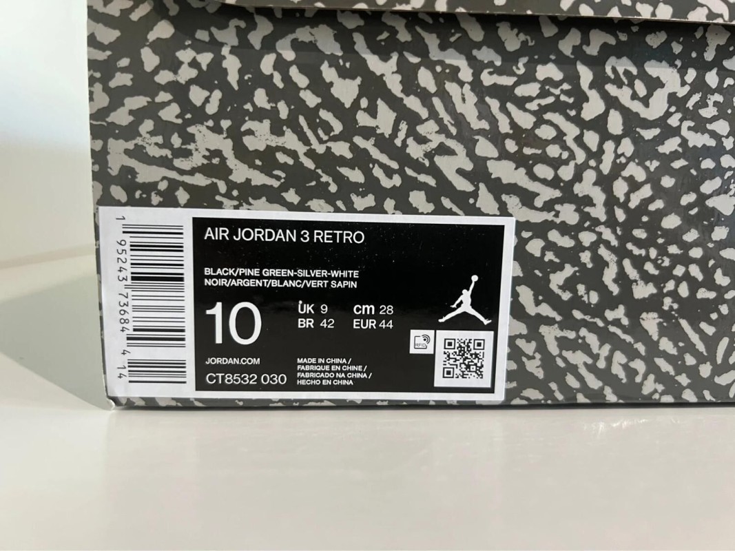 Nike Air Jordan 3 Pine Green 2