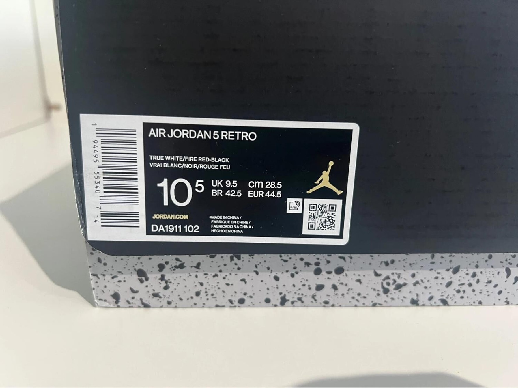 Nike Air Jordan 5 Silver Tongue Fire Red