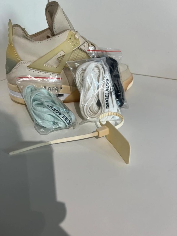 Nike Air Jordan 4 X Off-White Sail 2