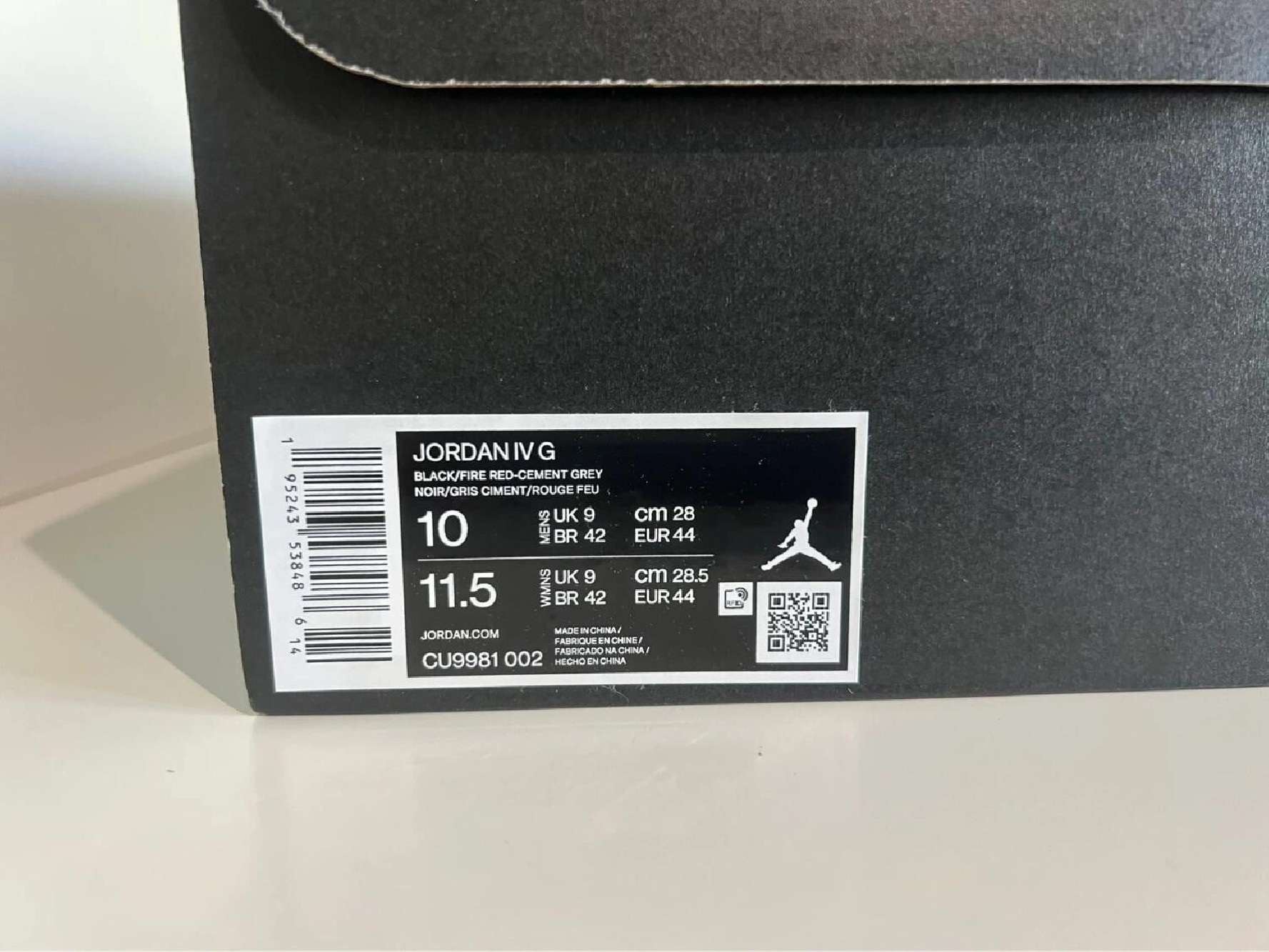 Nike Air Jordan 4 Bred Golf