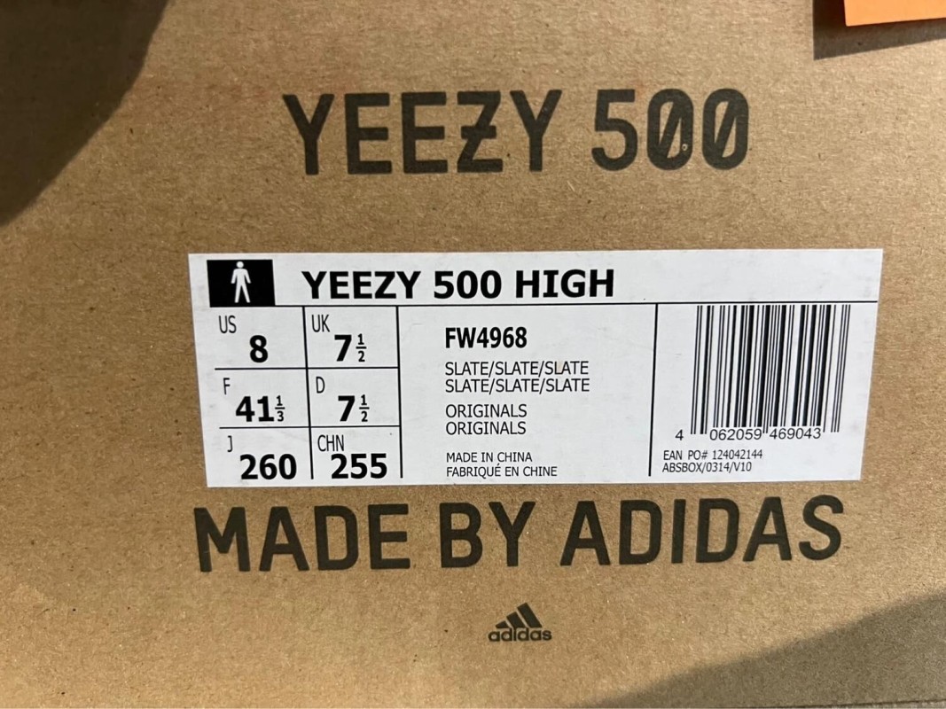 Yeezy 500 high Slate 2