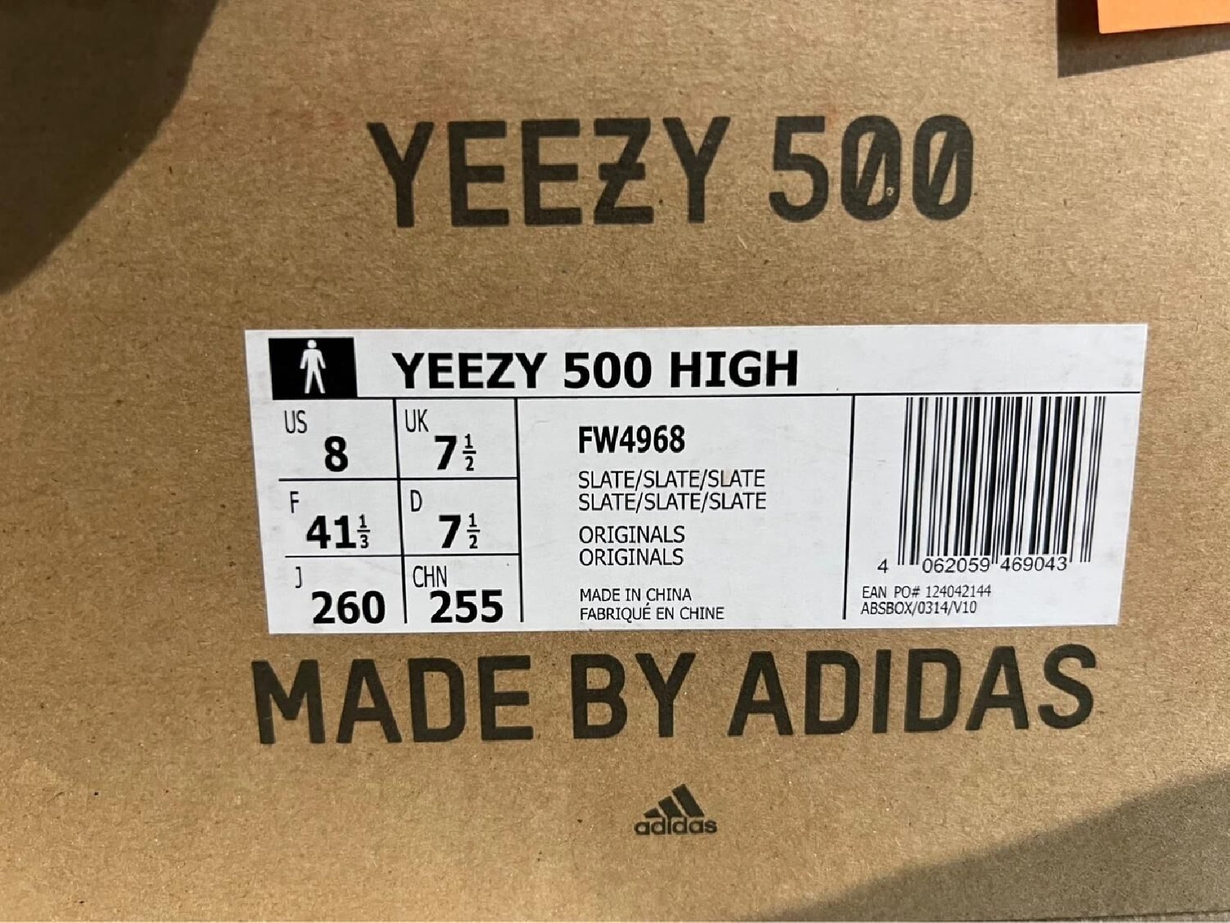Yeezy 500 high Slate