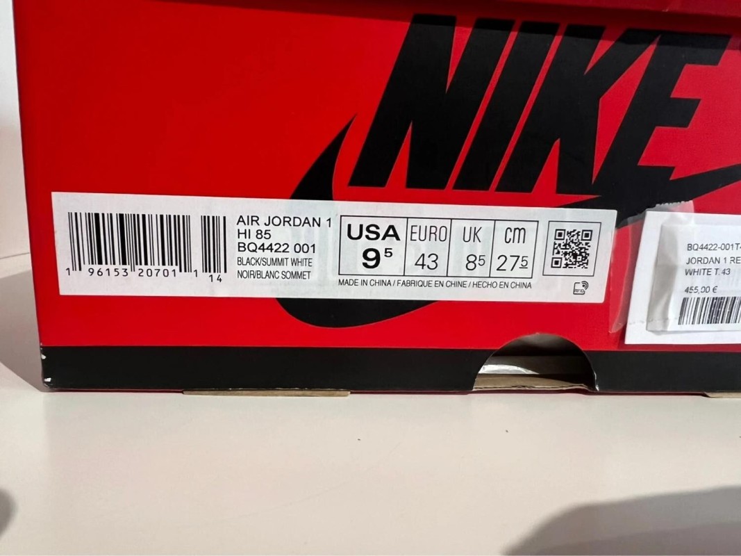Nike Air Jordan 1 high ‘85 Black White 2