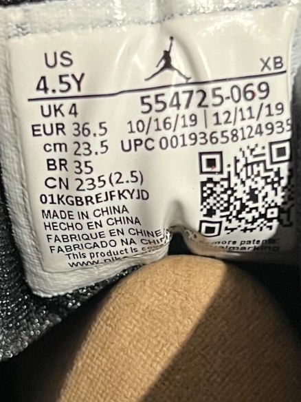 Nike Air Jordan 1 mid Chicago Toe (GS)
