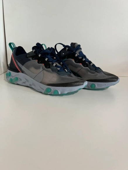 Nike React Element 87 Black Neptune Green