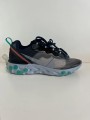 Nike React Element 87 Black Neptune Green