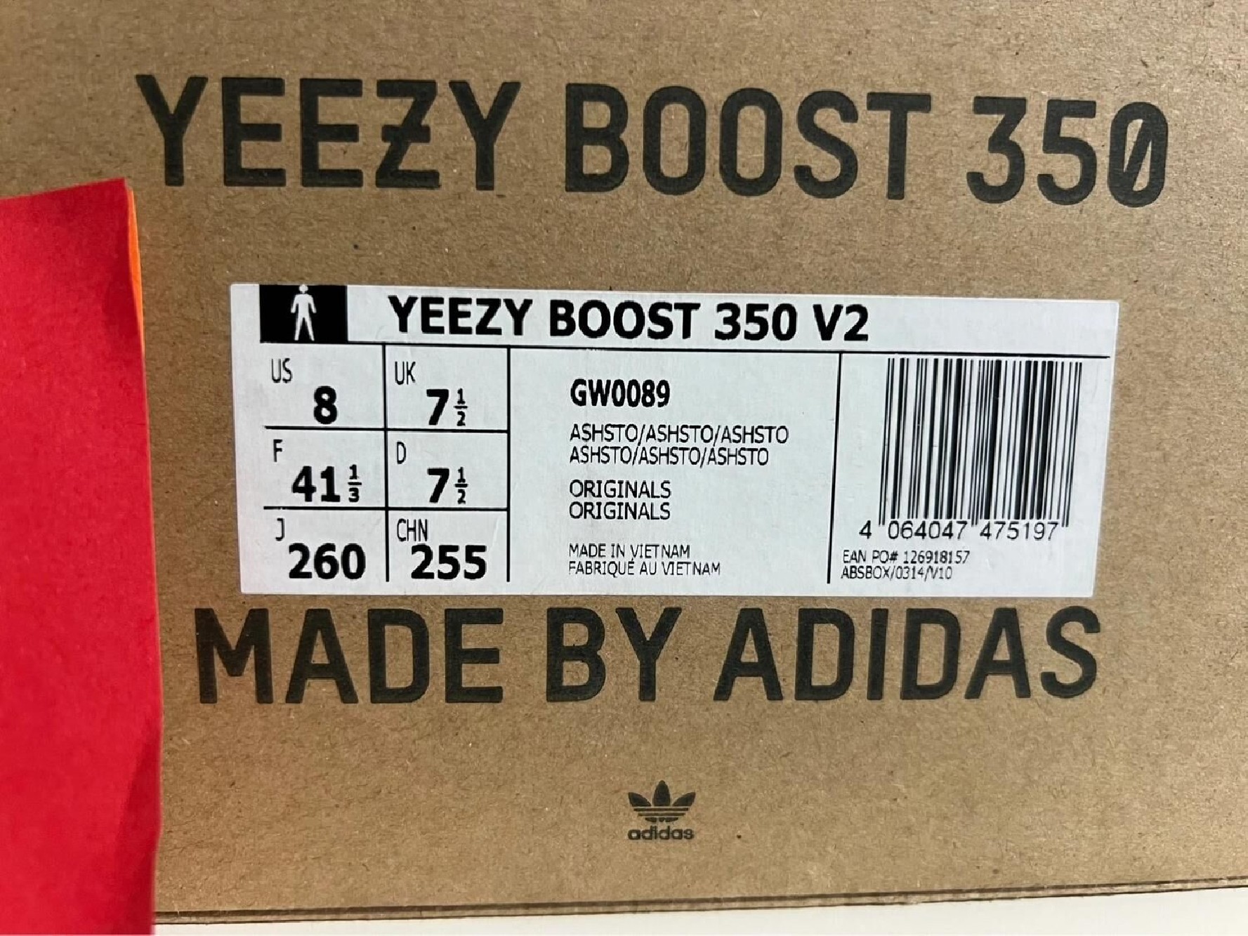 Yeezy 350 V2 Ash Stone