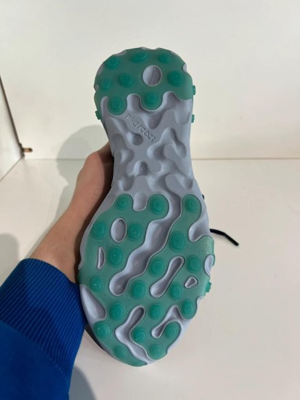 Nike React Element 87 Black Neptune Green