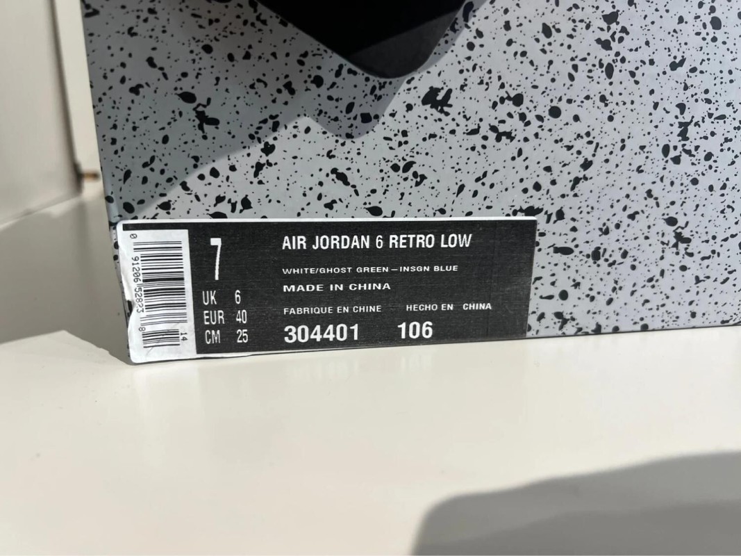 Nike Air Jordan 6 low Ghost Green 2
