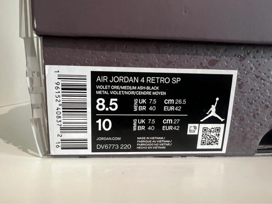 Nike Air Jordan 4 A Ma Maniére Violet Ore 2