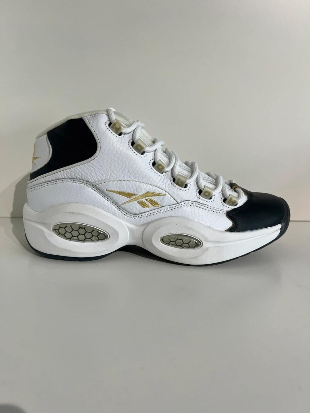 Reebok Question Mid Black Toe