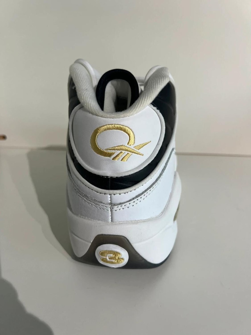 Reebok Question Mid Black Toe