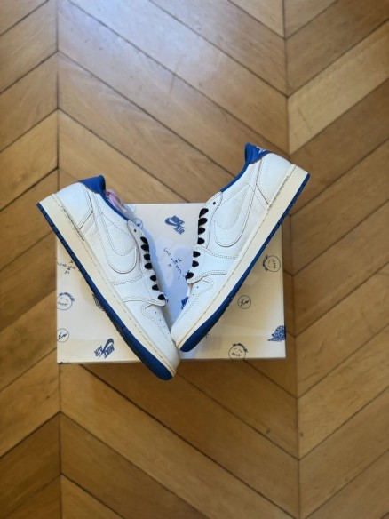 Air Jordan 1 Low Travis Scott Fragment Military Blue EU 45, US 11, UK 10