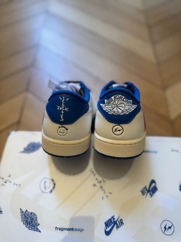 Air Jordan 1 Low Travis Scott Fragment Military Blue EU 45, US 11, UK 10 2