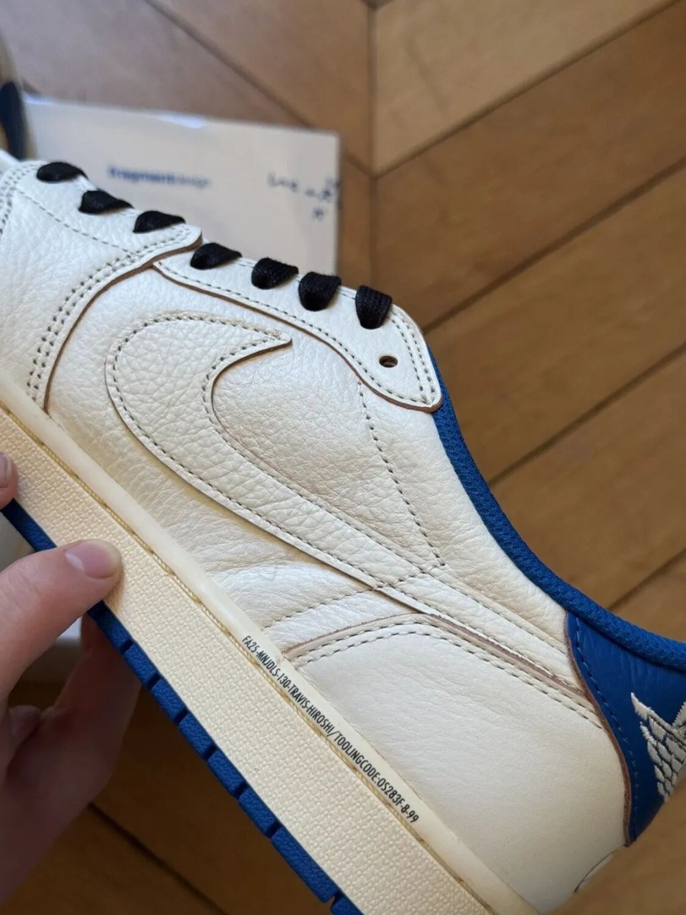 Air Jordan 1 Low Travis Scott Fragment Military Blue EU 45, US 11, UK 10