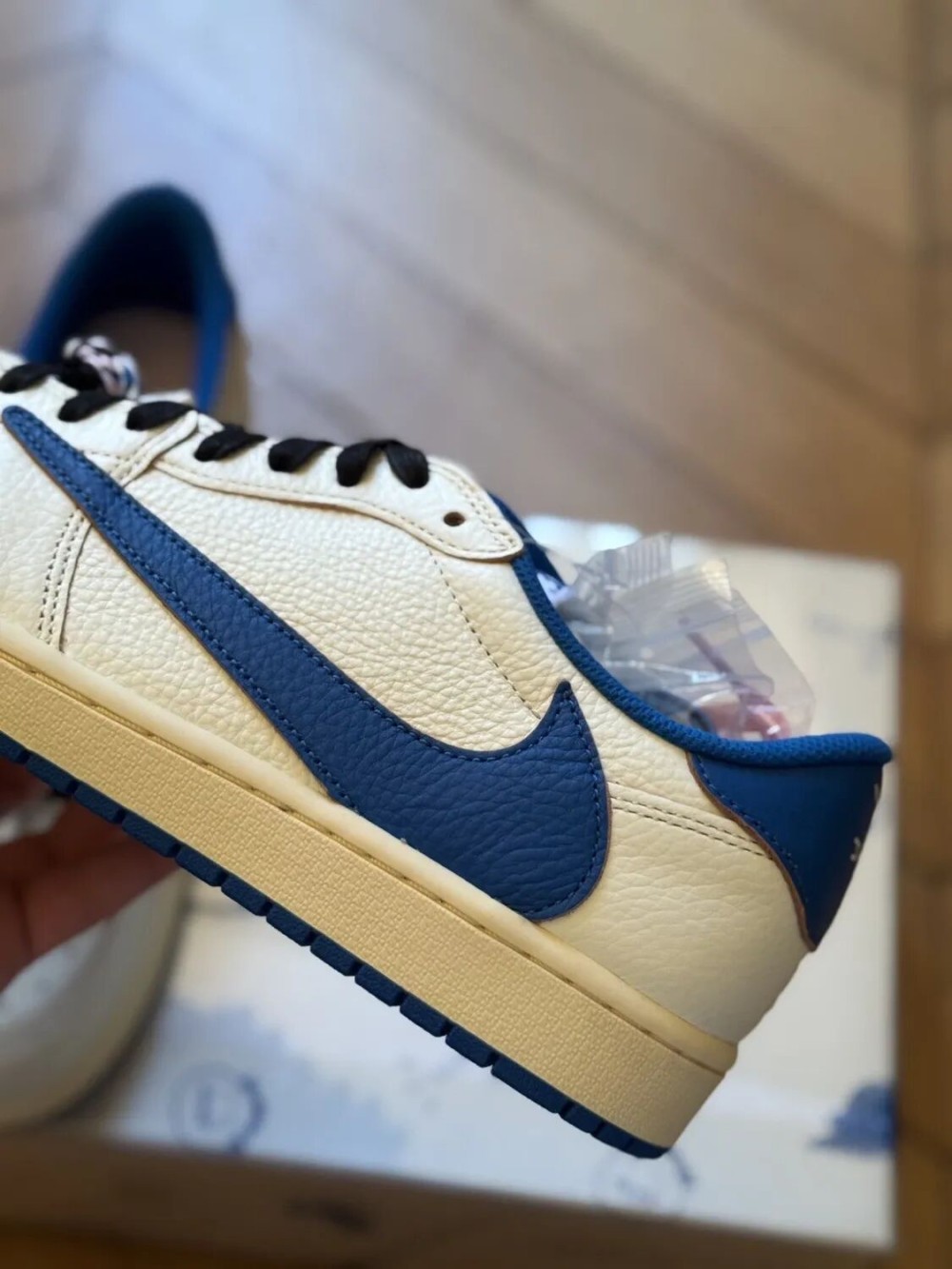 Air Jordan 1 Low Travis Scott Fragment Military Blue EU 45, US 11, UK 10