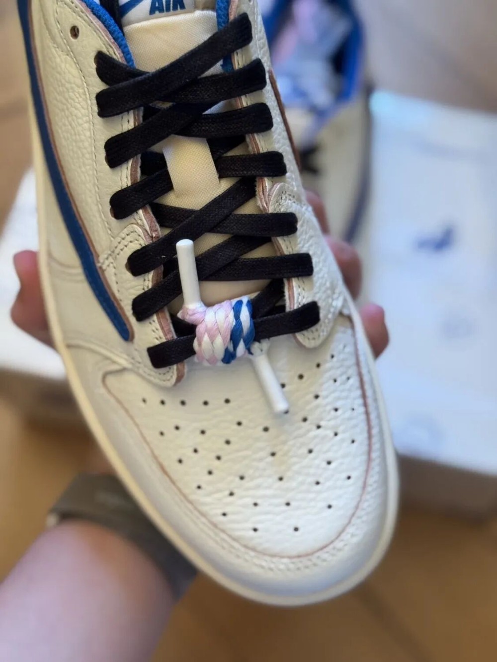 Air Jordan 1 Low Travis Scott Fragment Military Blue EU 45, US 11, UK 10